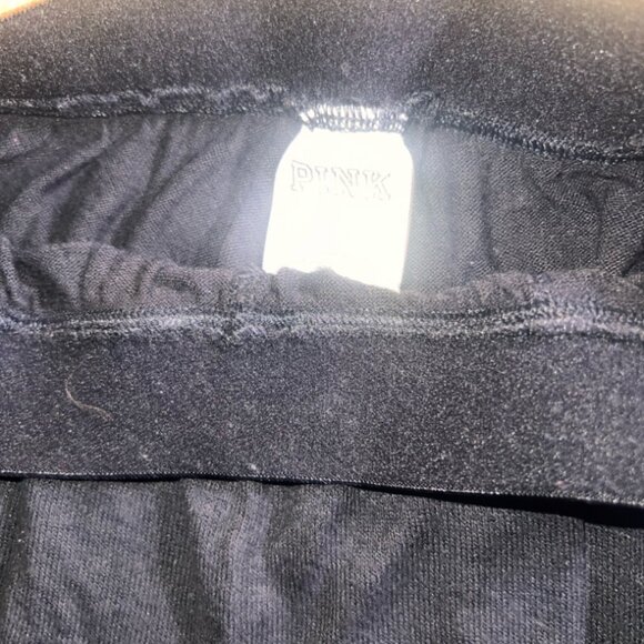 Victoria's Secret PINK Women Sm Black Sleepwear Elastic Waist Cuff Ankle (S)‎ - Picture 4 of 6